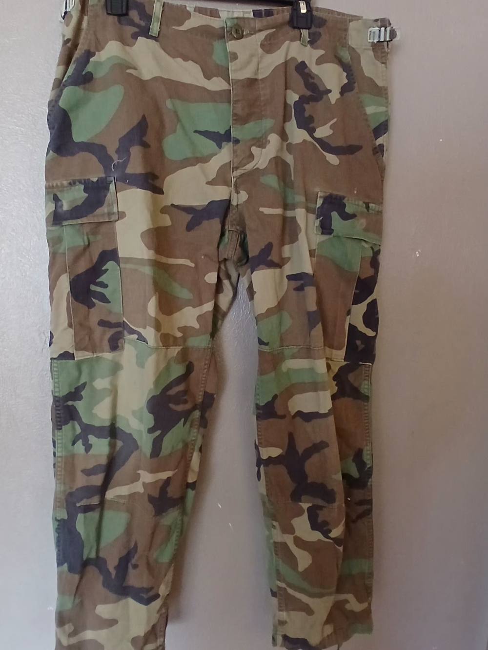 Authentic Men's Camouflage Cargo Pants - Woodland Camo